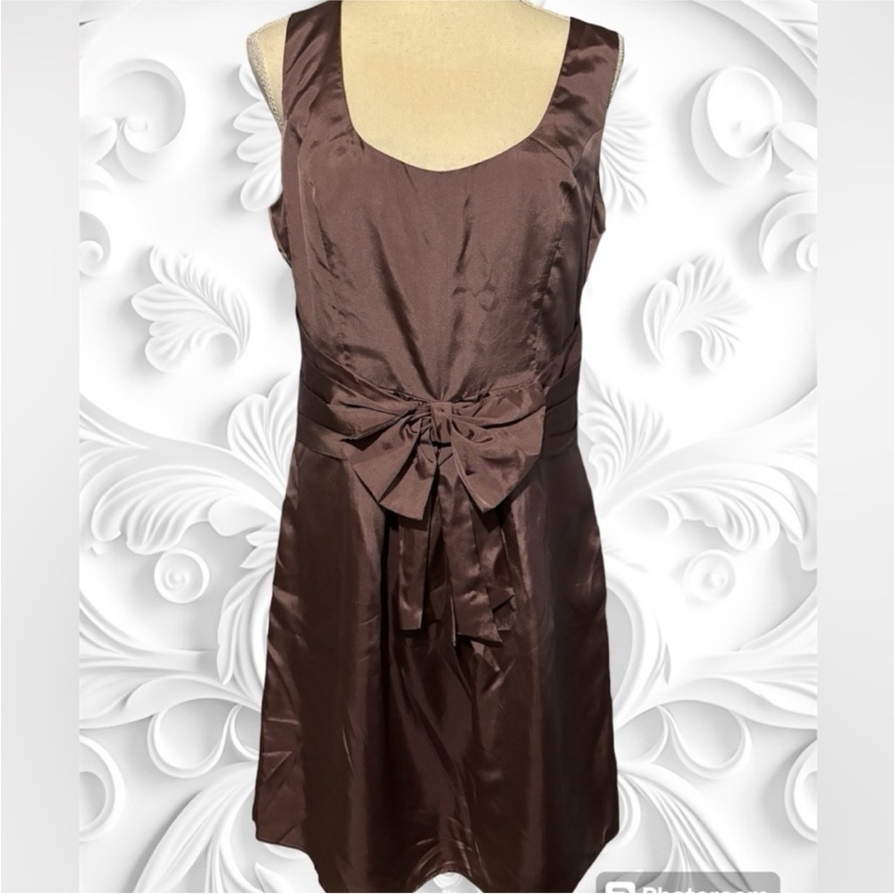 ⭐️Host Pick⭐️Mexx brown midi dress bow NWT - Picture 10 of 10